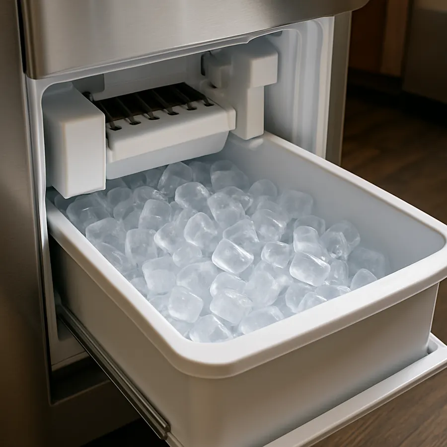 Illustrative AI-generated ice maker repair example, not a completed job
