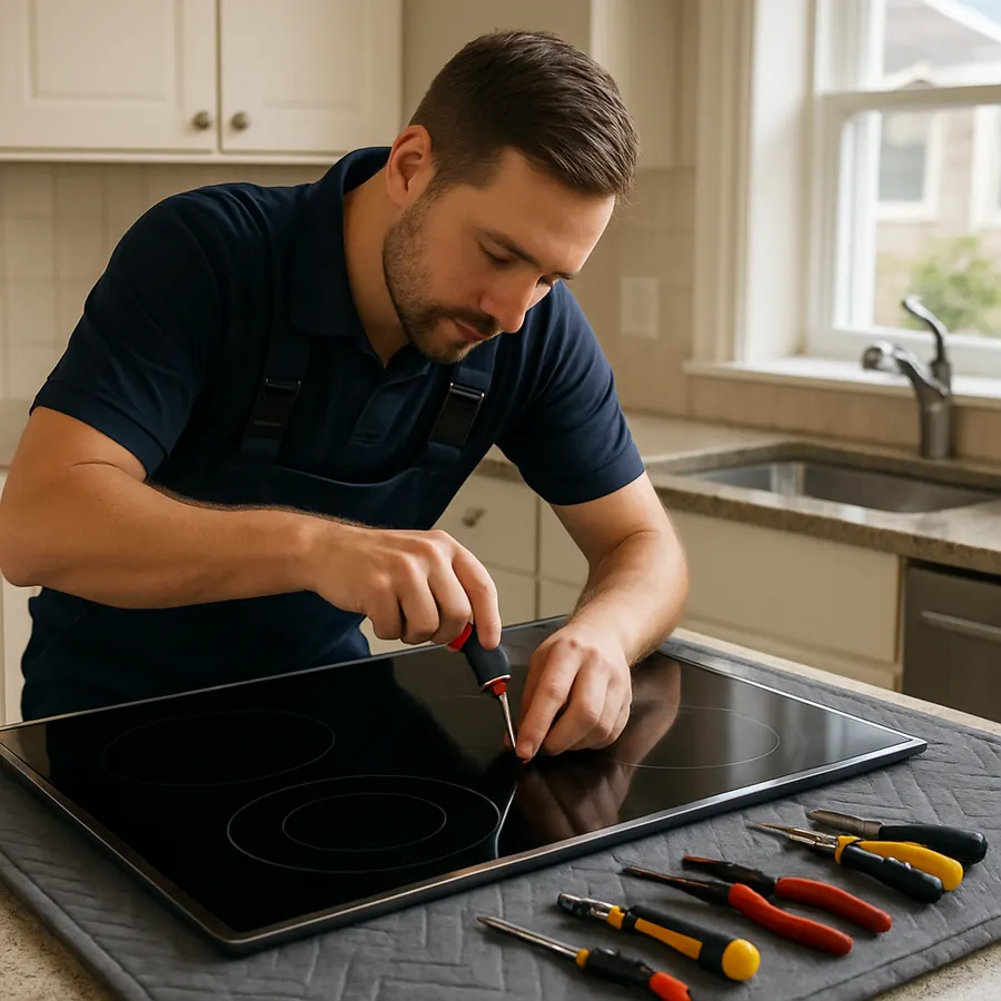 Illustrative cooktop repair image for Parkersburg