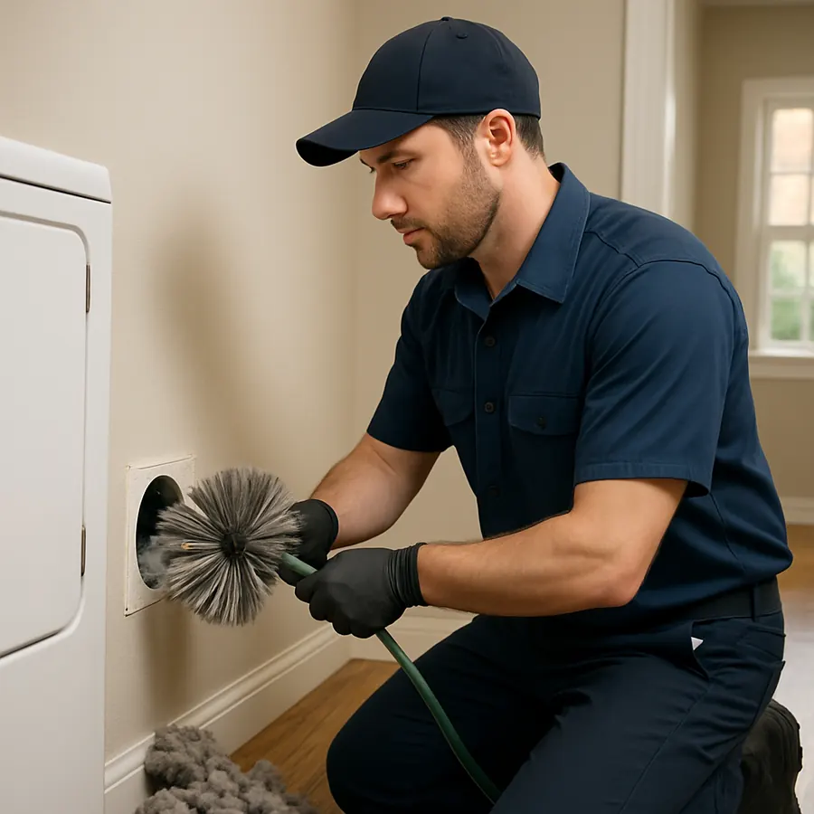 Illustrative dryer vent cleaning image for Parkersburg