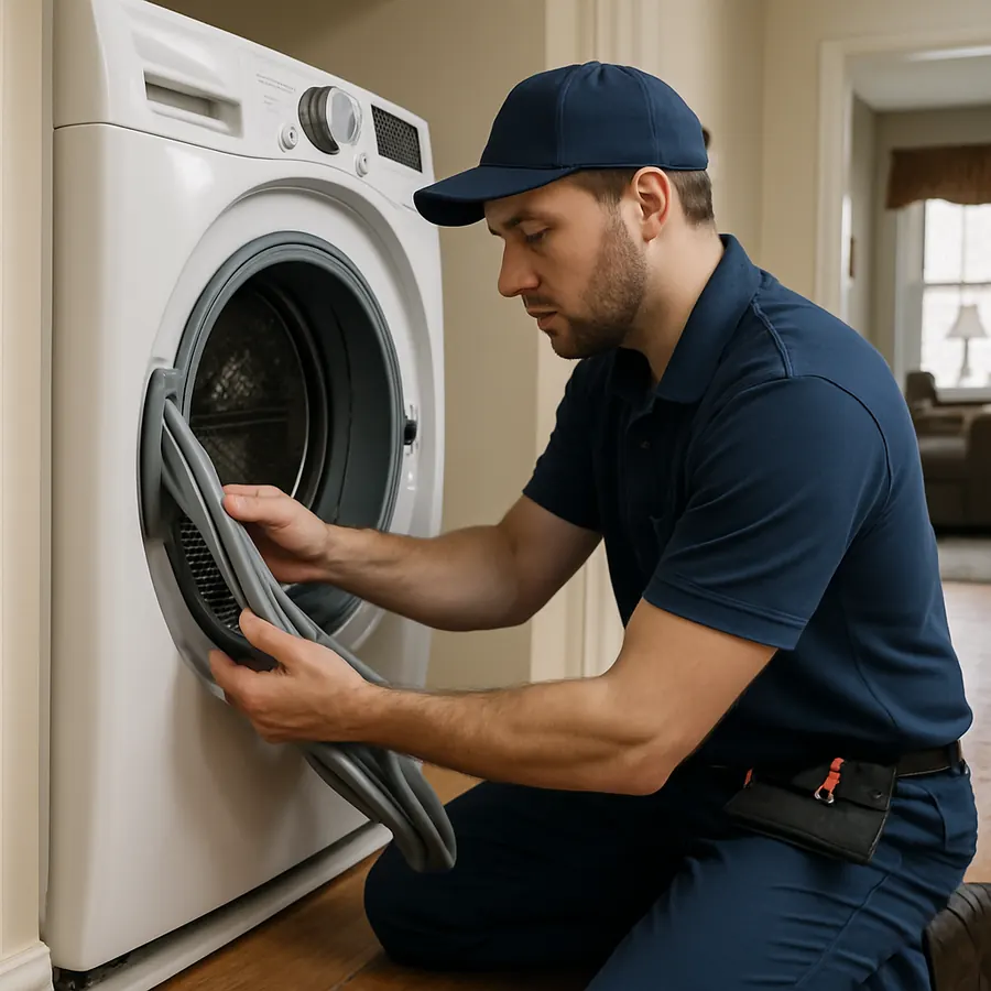 Illustrative front load washer repair image for Parkersburg