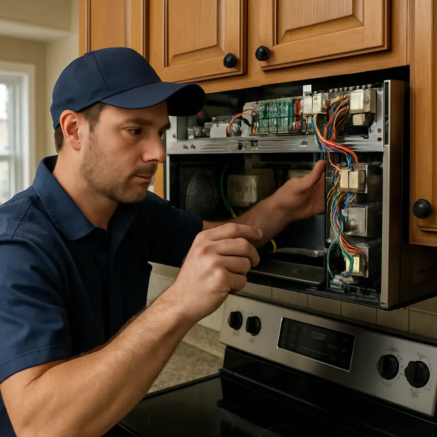 Illustrative microwave repair image for Parkersburg