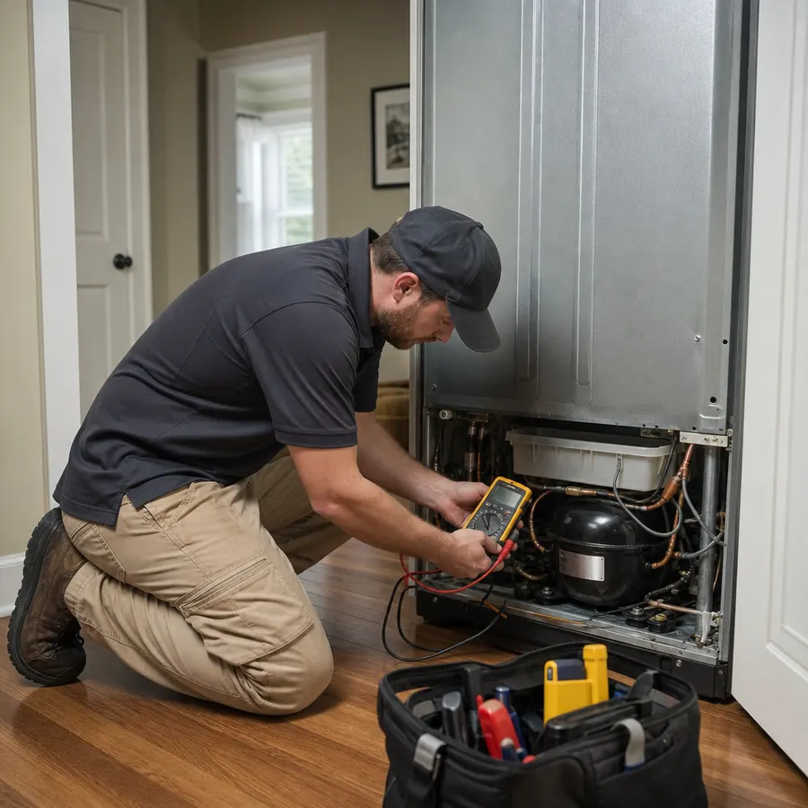 Illustrative refrigerator repair image for Parkersburg, WV