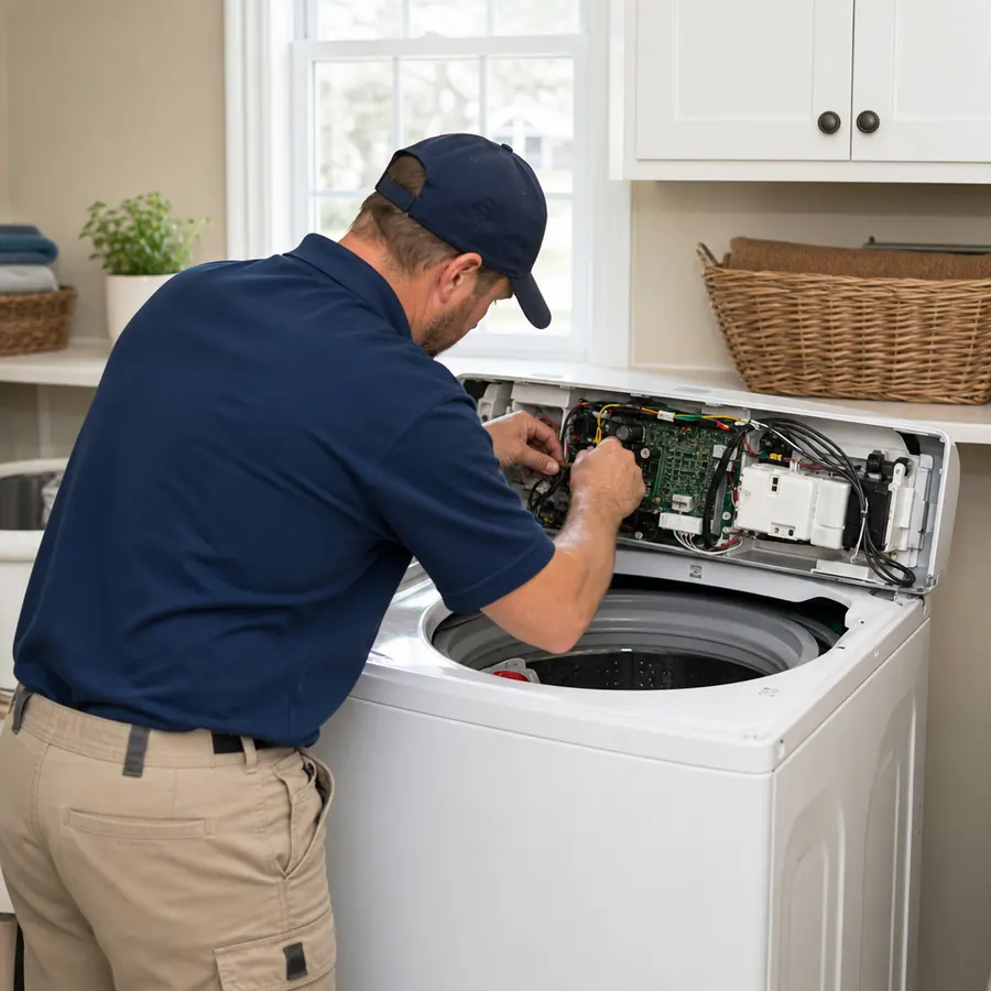 Illustrative washing machine repair image for Parkersburg, WV